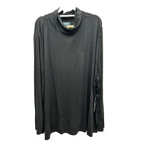 ModCloth‎ Women's Black Knit Stretch Long Sleeve Cowl Neck T-Shirt Top Size 4X